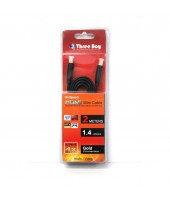 Cable DP HDMI M/M (2M) Slim สายแบน ThreeBoy